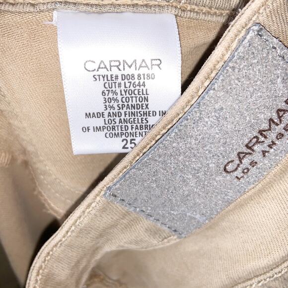 NEW WITH TAGS $238.90 Carmar Jeans Robin Stretch Denim Skinny Jean sz.25 - Picture 8 of 8